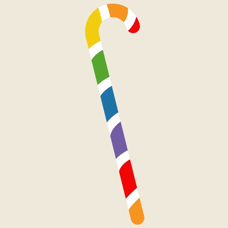 rainbow candy cane lgbtqi queer