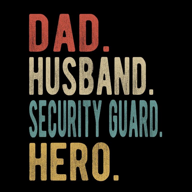 Sicherheitsbeamter Papa Ehemann Held