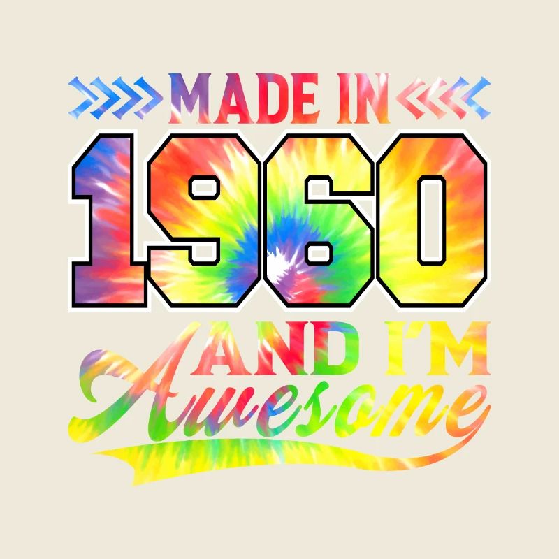 Made In 1960 And I'm Awesome Color Spectrum