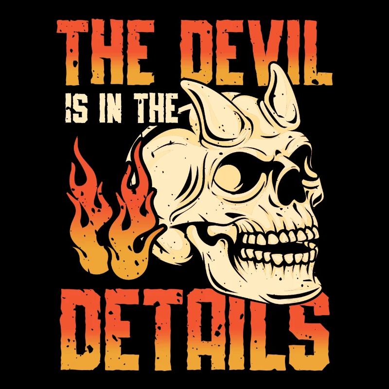 Le diable est effrayant dans les détails