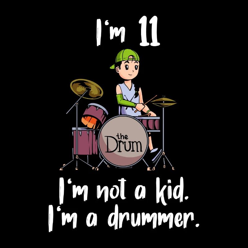 Ich bin 11 - Mädchen Schlagzeuger