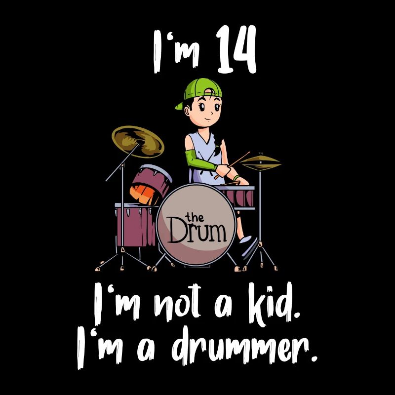 Ich bin 14 - Mädchen Schlagzeuger