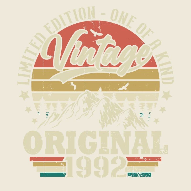 Vintage Geburtstag Geschenkidee Original 1992