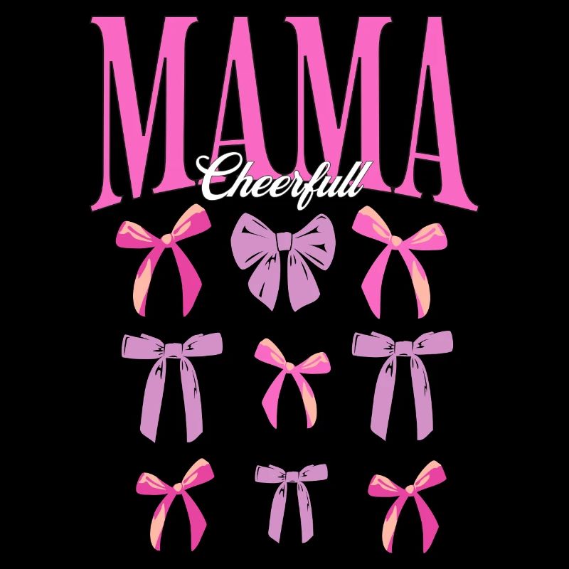 Happy Pink Bow Mama