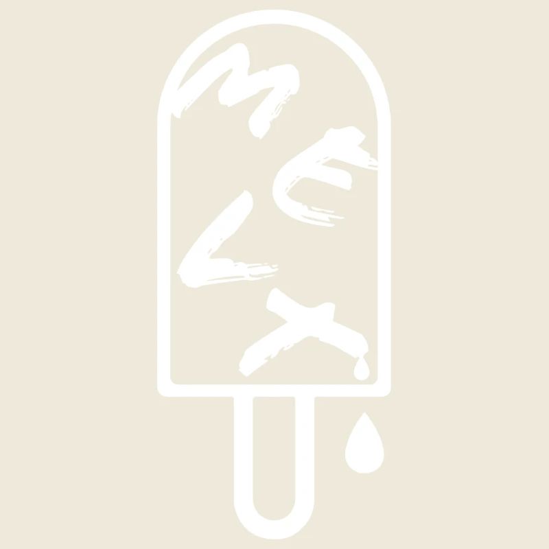 Crème glacée - Blanche / fond