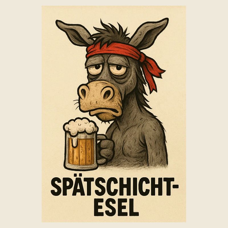 Âne de fin de journée