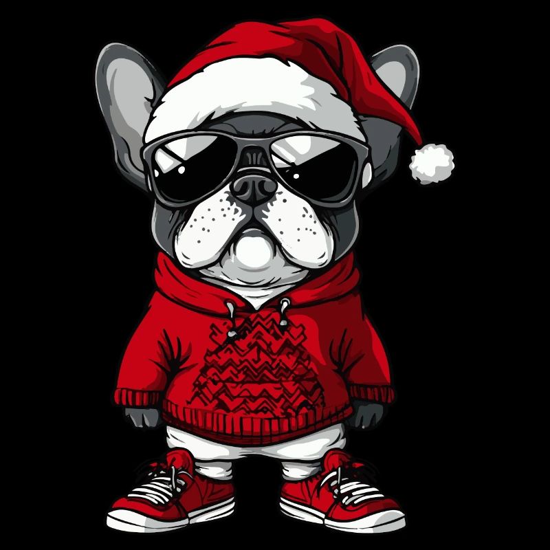 Bouledogue Français Chien Noël