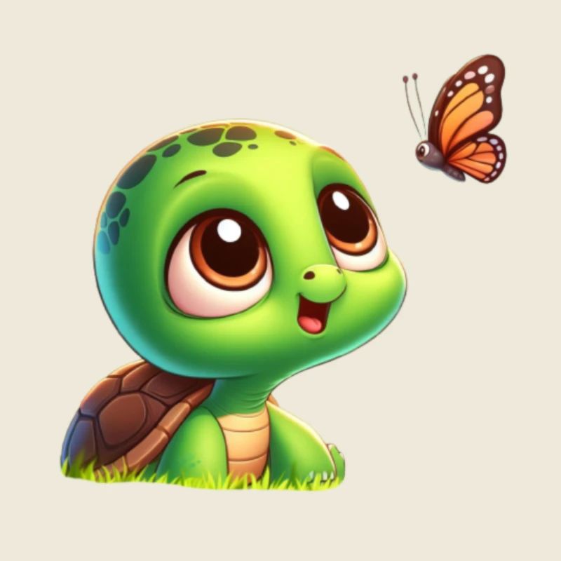 Cartoon Schildkröte 3