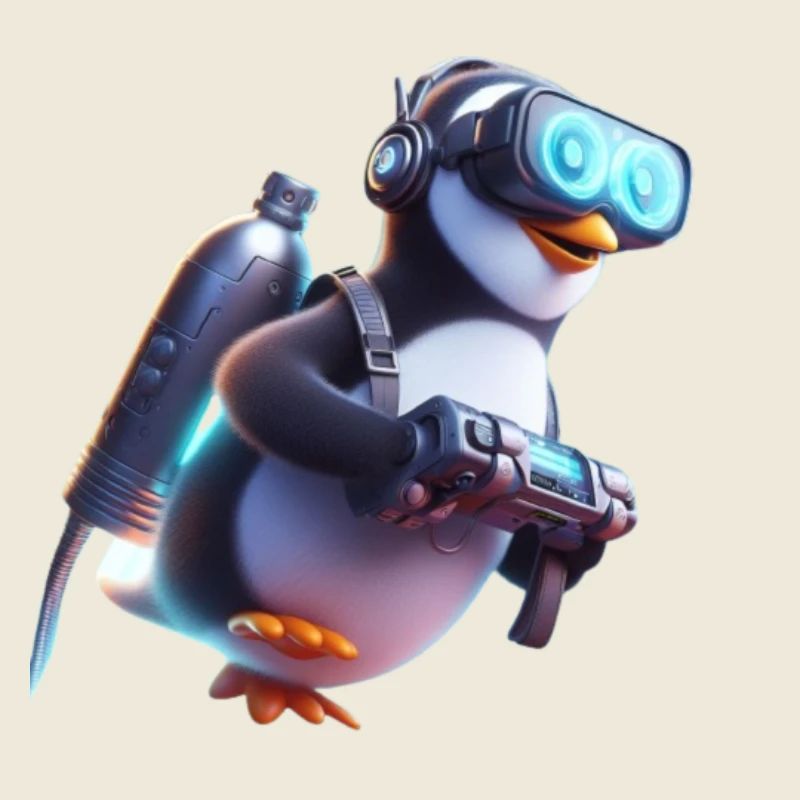 Futuristic Penguin 3