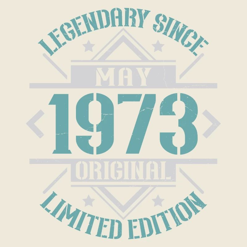 Cadeau D'anniversaire Vintage 1973 Mai Rétro