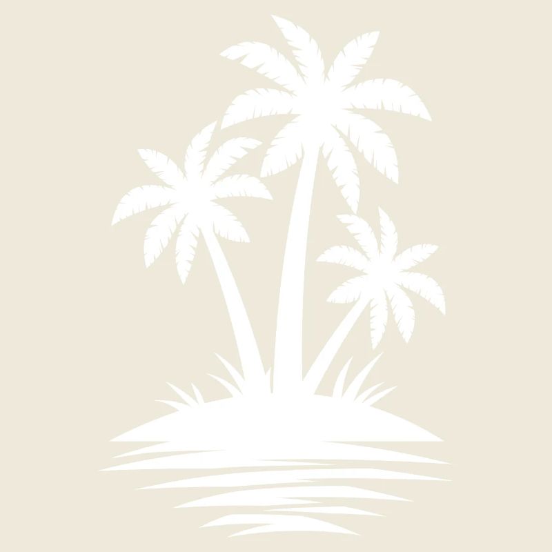 Palm Tree Island Strand-Liebhaber-Geschenk - Sommer-Geschenk