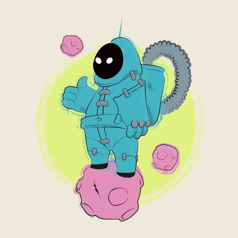 Der gute Astronaut läuft