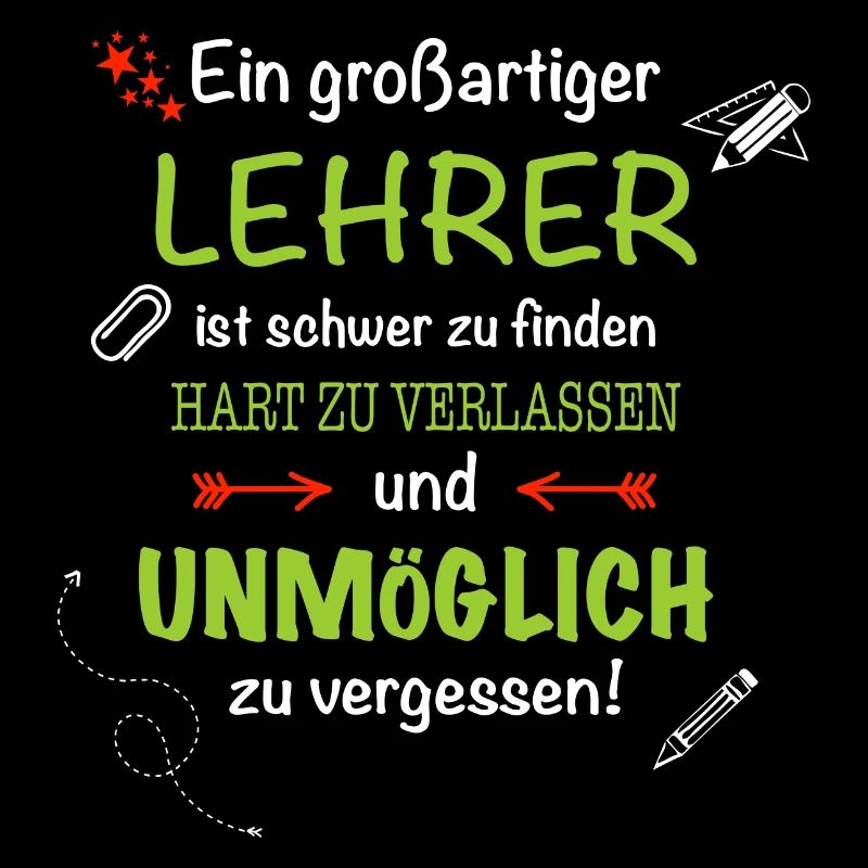 Ein großartiger Lehrer...