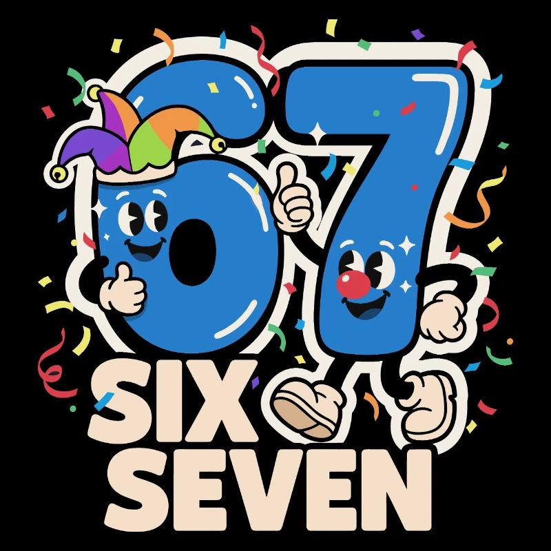 67 Six Seven 6-7 Karneval Kostüm Italien Lustig