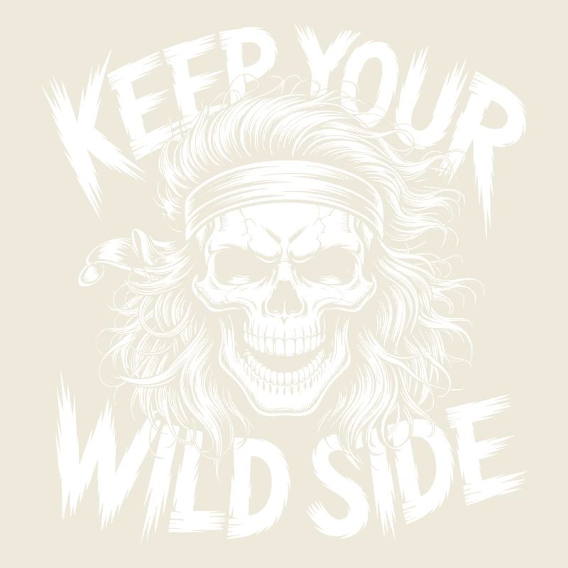 Wild Side Skull Design