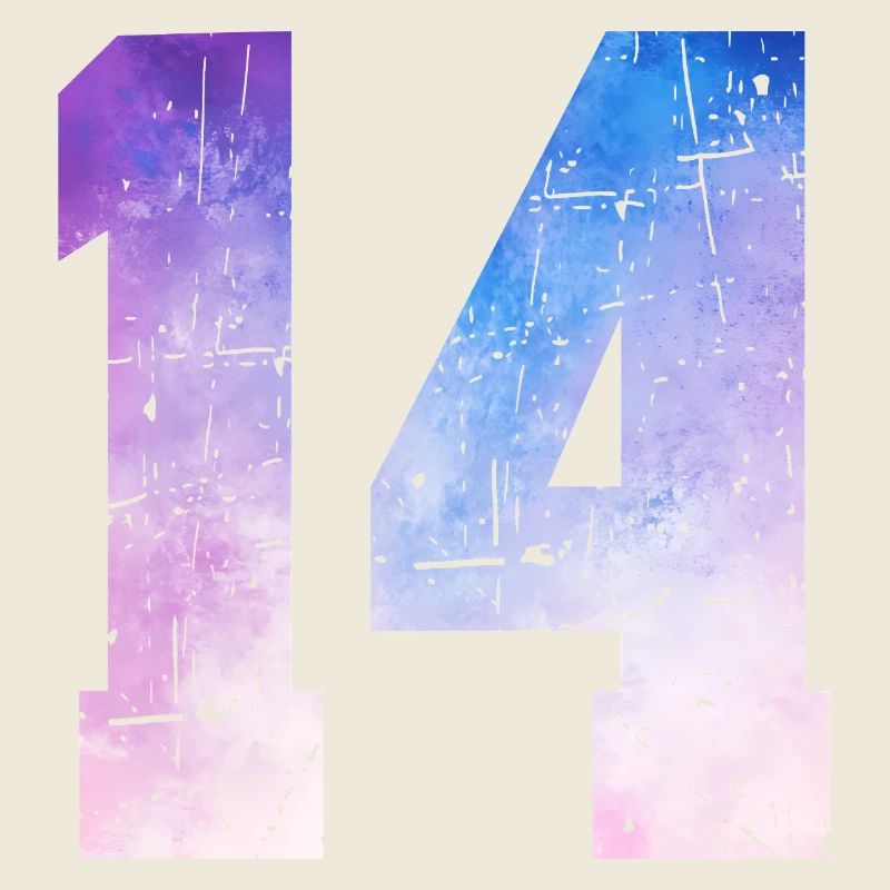 numéro 14 – Cadeau anniversaire 14 ans