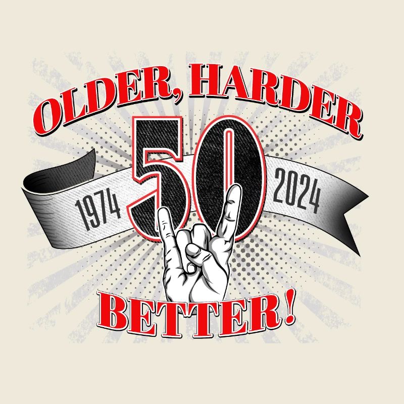 50e anniversaire d’un fan de métal et rocker