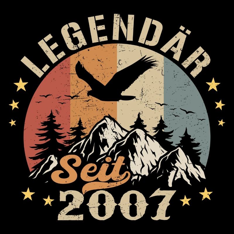 Legendary Since 2007 Vintage Vintage Birthday