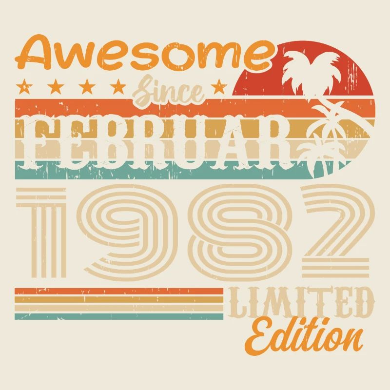 Geburtstag Vintage Geschenkidee Februar 1982