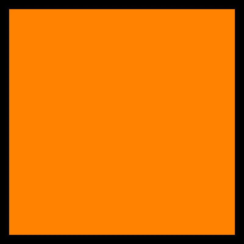 Quadrat orange
