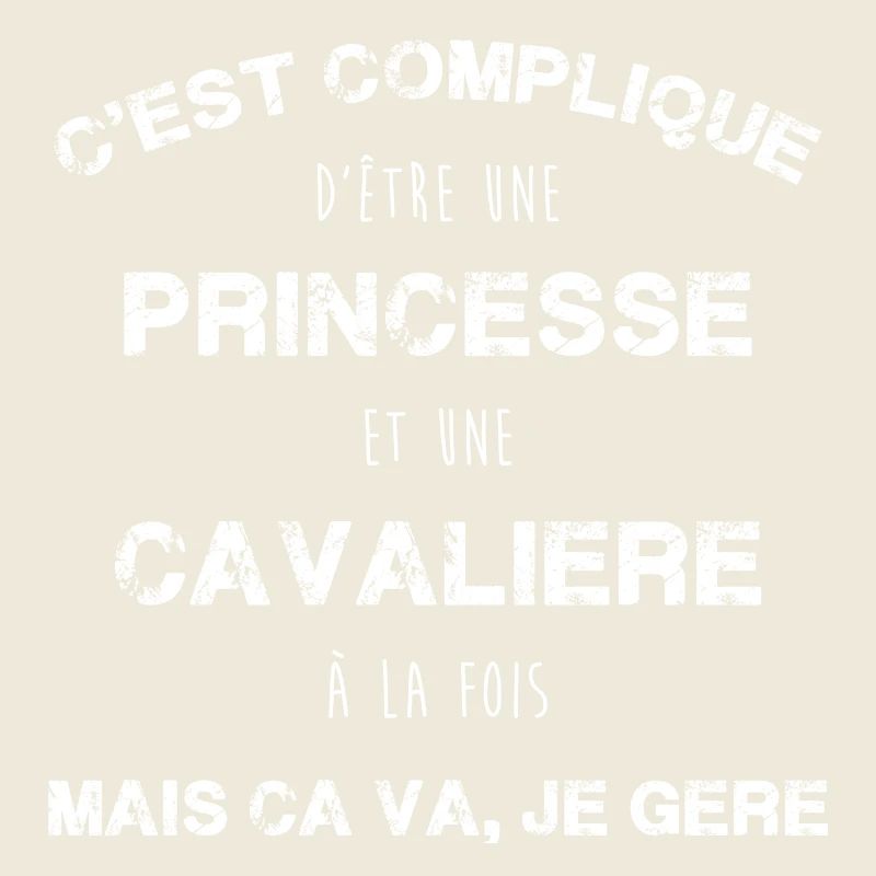 C est compliqué d'être une princesse et cavalière