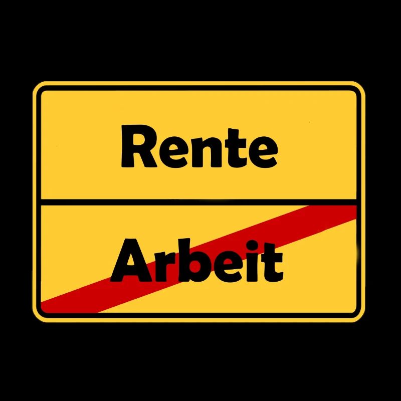 Glückwunsch zur Rente! Schluss mit Arbeit!