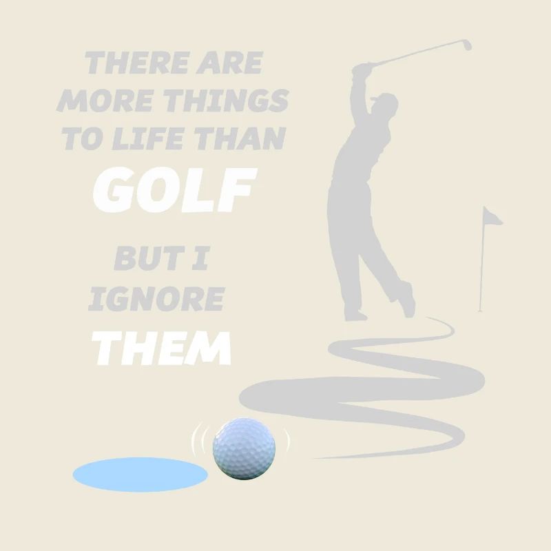 shirt Golf - avec les golfeurs drôles disant