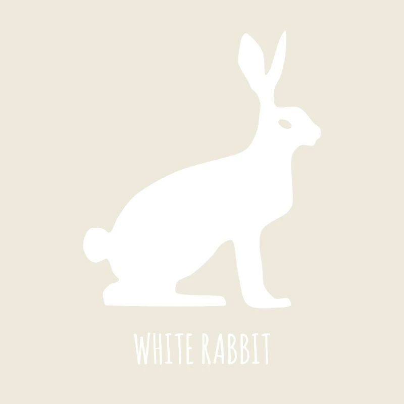 White rabbit, snow hare, fable