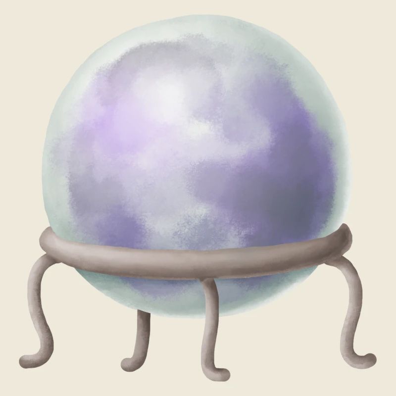 Fortune Teller Ball Mystic Design