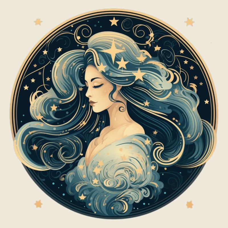 Femme décorée avec de beaux motifs