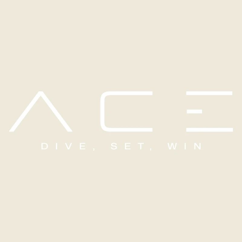 Volleyball Logo Ace