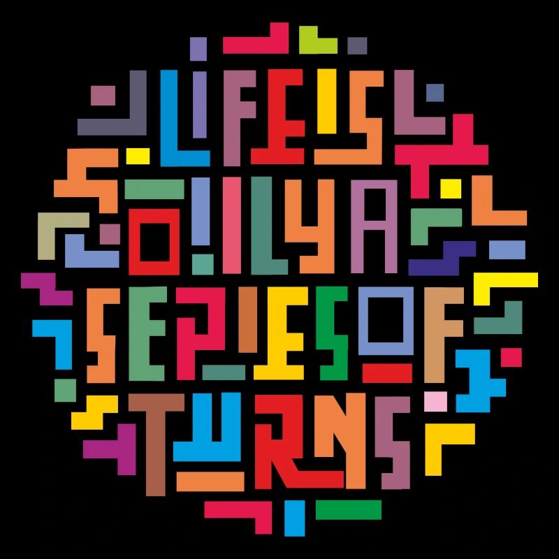 Puzzle de lettre arc-en-ciel