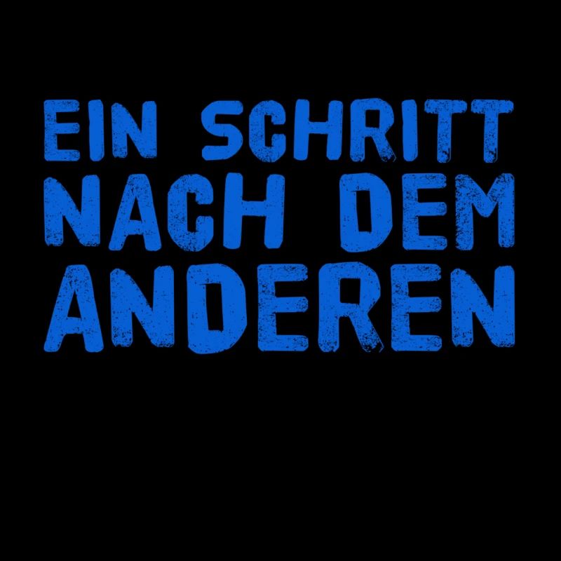 einen Schritt nach dem anderen