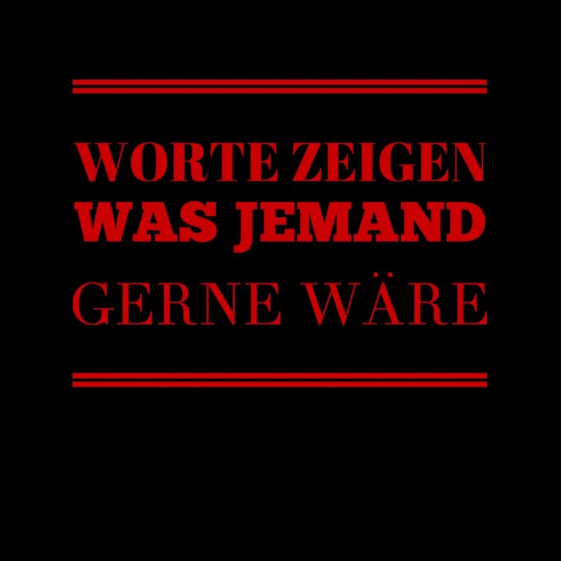 Worte sind nicht so wichtig