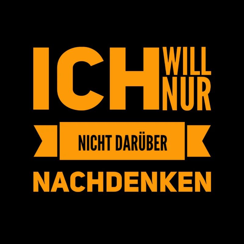 ich möchte nicht darüber nachdenken
