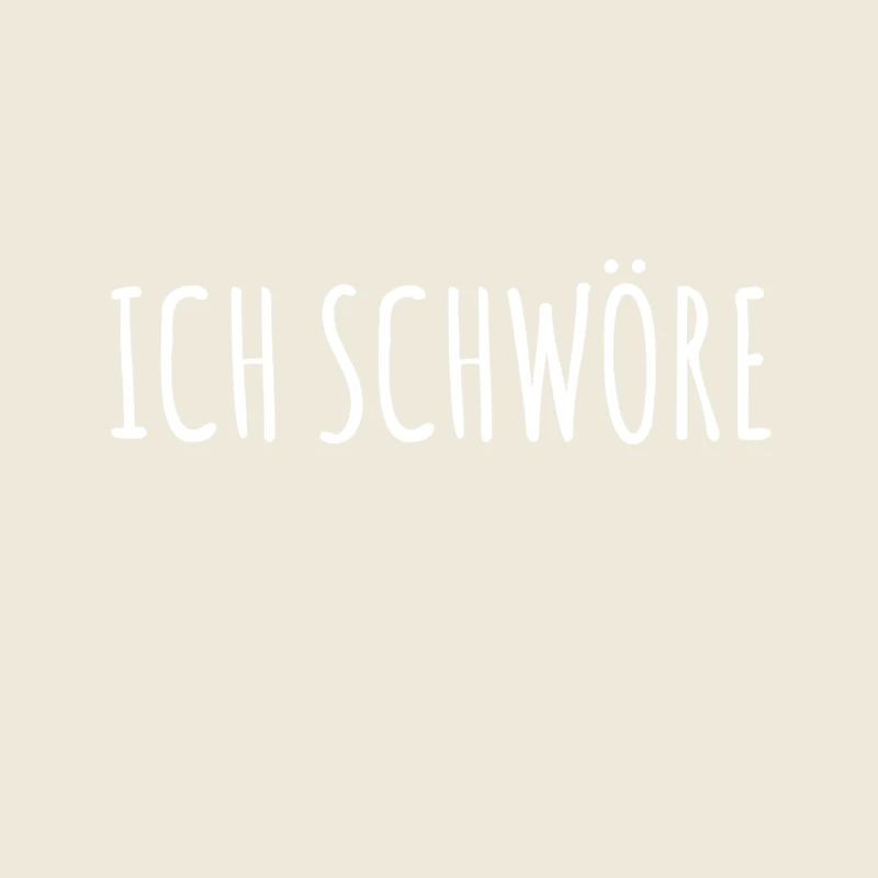 das schwöre ich