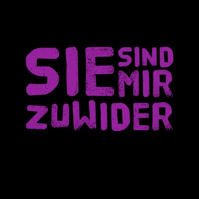 sie sind unangenehm