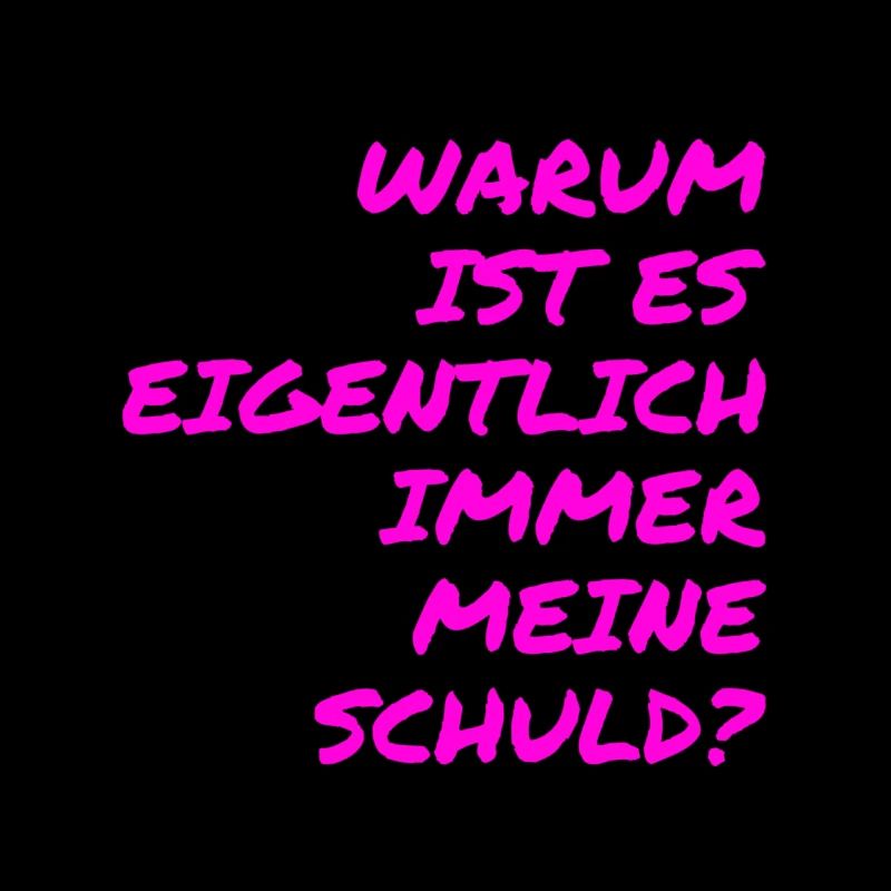 warum ist es eigentlich immer meine Schuld?