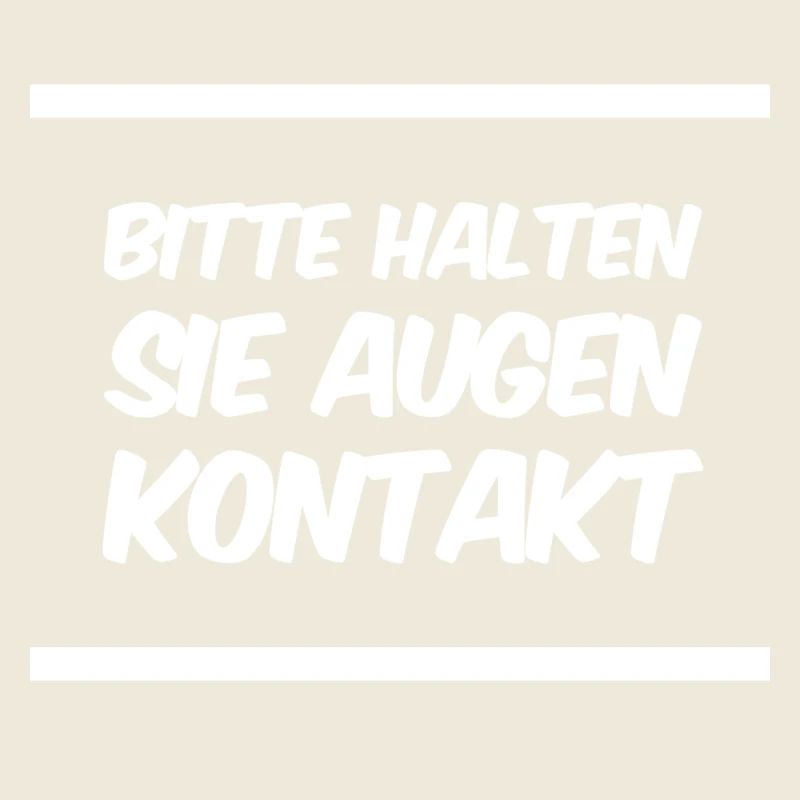 ich finde Augenkontakt gut