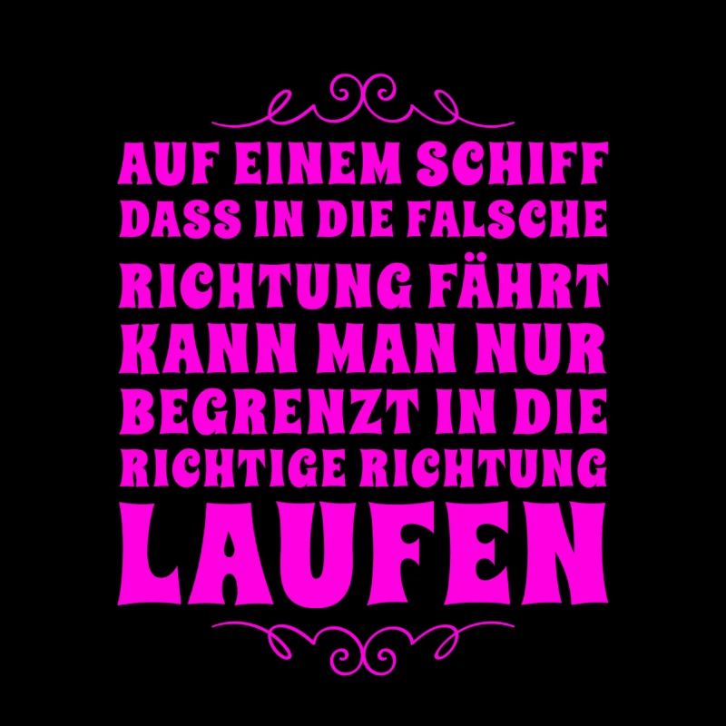 die Richtung muss stimmen