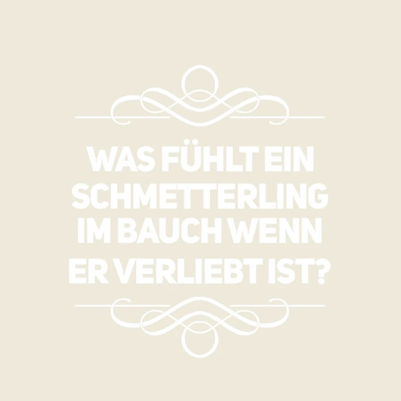 mit Schmetterlingen im Bauch