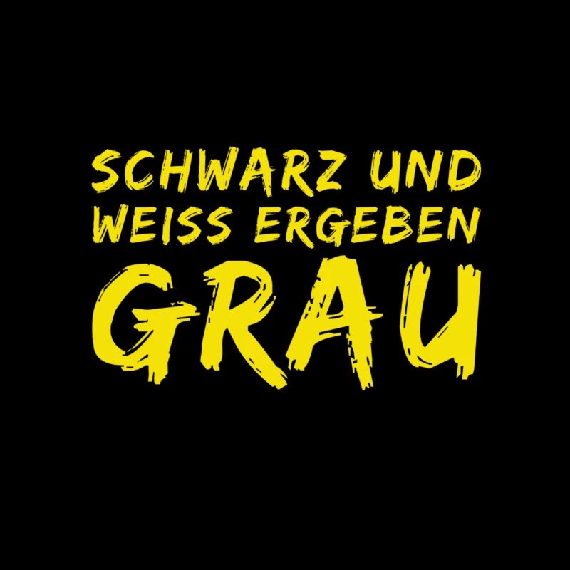 schwarz und weiß ergeben grau