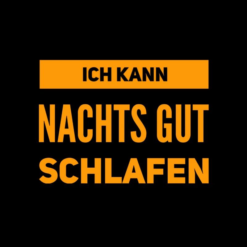 ich kann gut schlafen