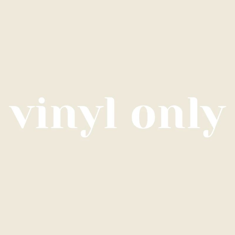 Vinyl Only idée pour DJ, Junglist, Digger, Musique