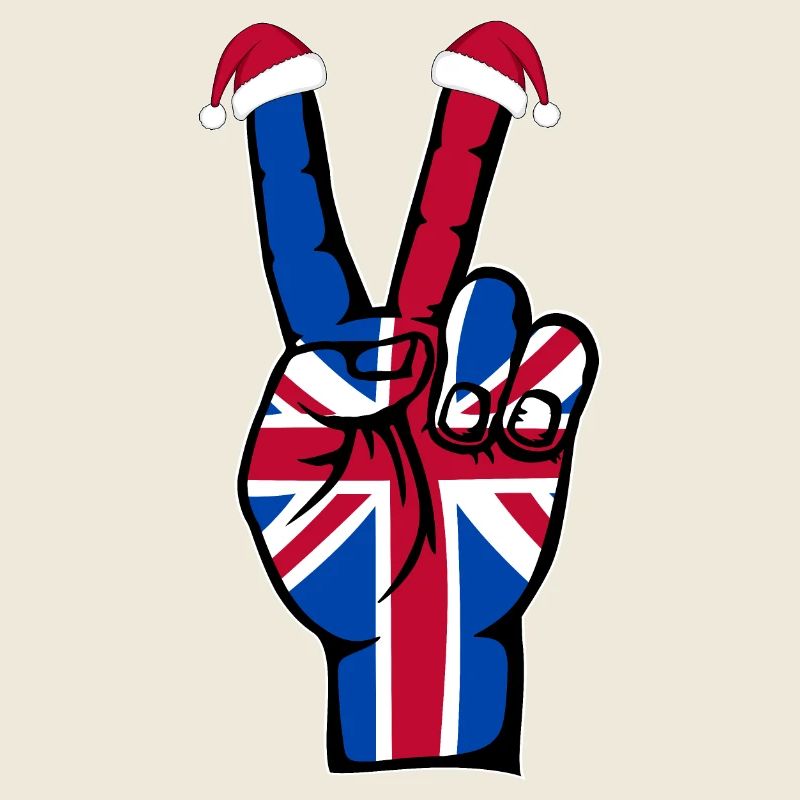 Drapeau britannique Noël symbole de la paix