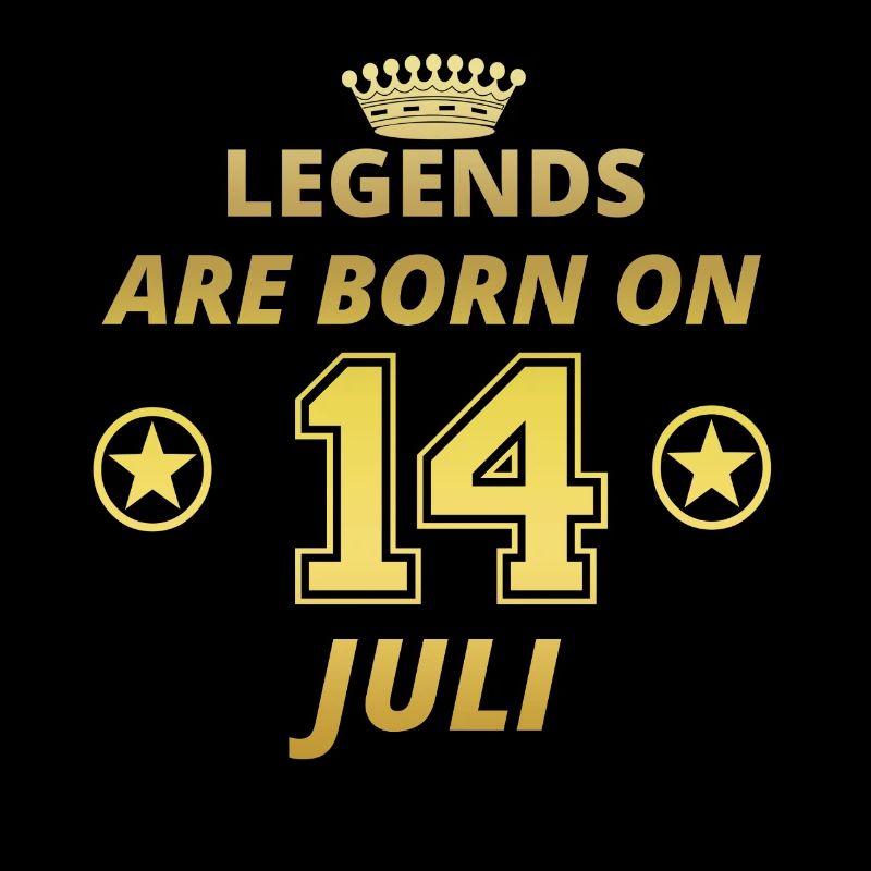legends born gift birthday JULY 14