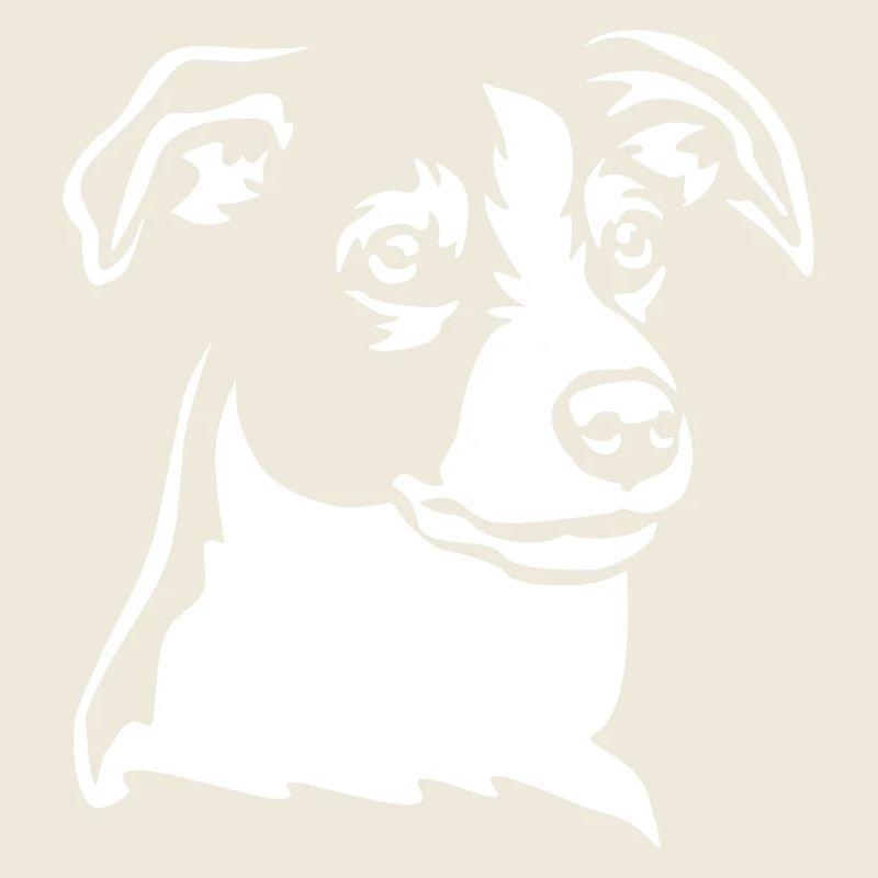 Jack Russell Terrier Head « Black Edition »