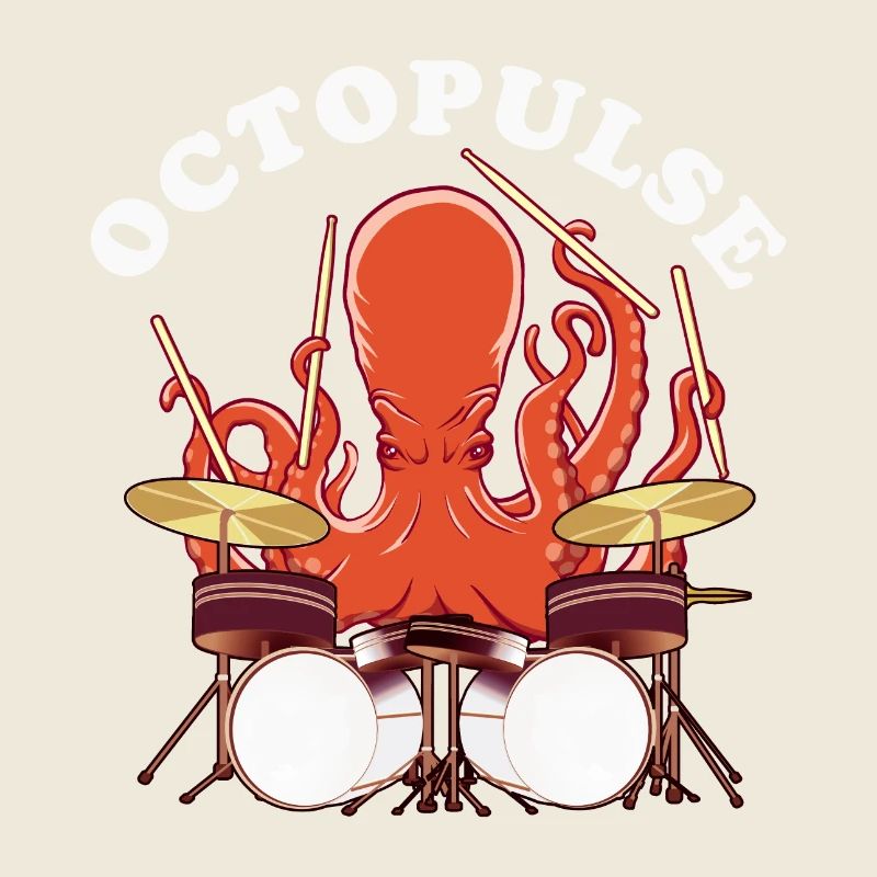 OctoPULSE | Octopus playing drums