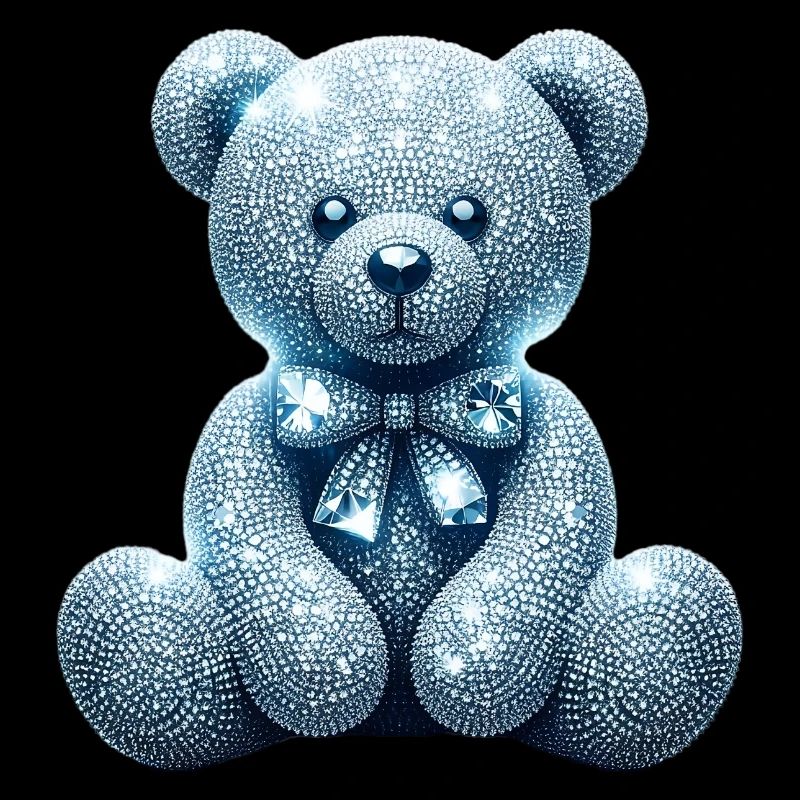 Crystal Bear Diamant Diamanten