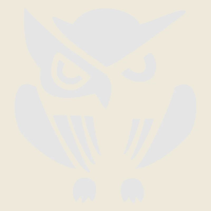 Fabuleuse illustration de hibou sur impression